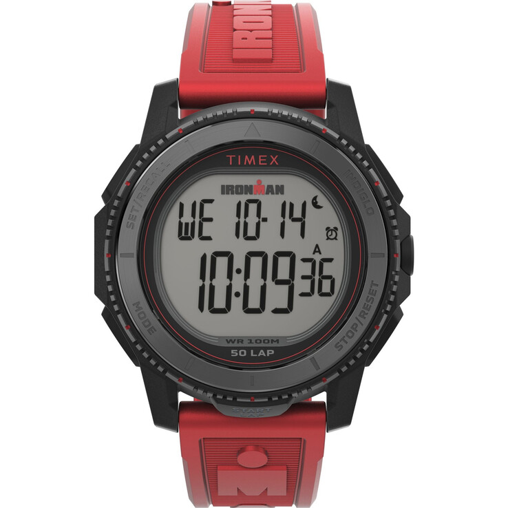 Часы Timex Ironman с красным ремешком. (Источник изображения: Timex)