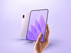 Oppo Pad Mini Matte Display Edition, вид спереди и сзади, со стилусом