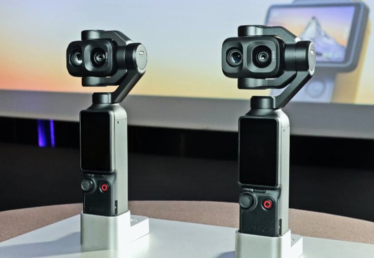 Пара камер DJI Osmo Pocket 4P представлена на выставке в Каннах.