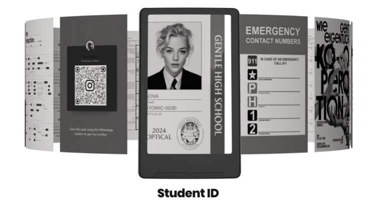 Также можно показывать посадочные талоны. (Источник изображения: Xteink)