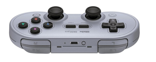 Кнопка пары на контроллерах 8BitDo - это круглая кнопка рядом с USB-портом. (Источник изображения: 8BitDo)