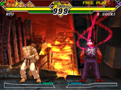 Скриншот из игры Capcom vs. SNK 2 (источник изображения: The Fighters Generation)
