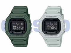 Слева направо (на фото), Casio W218H-3BV и Casio W218H-8BV. (Источник изображения: Casio)