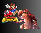 Иллюстрация Donkey Kong Bananza с 3D Марио (Источник изображения: Nintendo of America с правками)