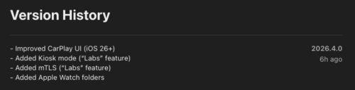 Примечания к выпуску приложения 