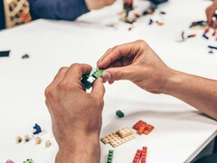 Изображение, показывающее кирпичики LEGO.