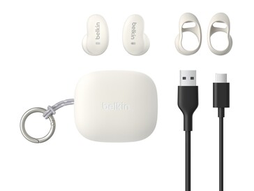 Содержимое коробки с наушниками SoundForm Anywhere. (Источник изображения: Belkin)
