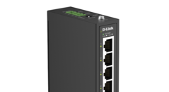DIS-100E-05 предлагает четыре порта Fast Ethernet