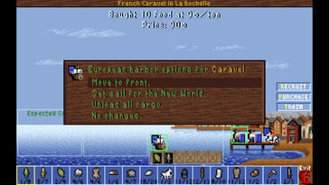 На снимке: скриншот игрового процесса из игры «Sid Meier's Colonization (Classic)».