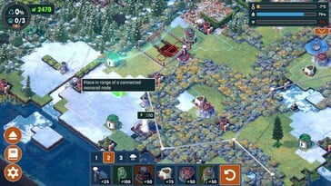 Изображение, демонстрирующее игровой процесс в Terra Nil.