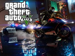 Улучшенный логотип GTA 5 (Источник изображения: Rockstar Games, Steam)