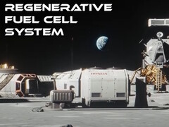 Honda испытает на МКС свою систему электролиза воды - ключевой компонент системы лунных топливных элементов, вырабатывающих энергию. (Источник изображения: Honda)
