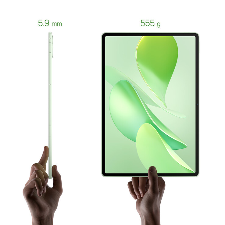 Huawei MatePad 12 X 2025 - это планшет размером 183 мм (7,2 дюйма) на 270 мм (10,98 дюйма) и толщиной 5,9 мм. (Источник изображения: Huawei)
