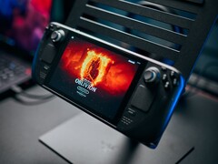 Изображение: Steam Deck, на которой работает Oblivion, на сайте GeForce Now (Источник изображения: Alex Wätzel с сайта Notebookcheck)