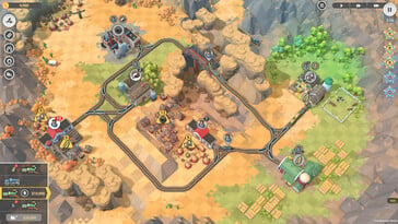 На изображении: скриншот игрового процесса из игры «Train Valley 2».