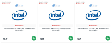 Цены процессоров Intel Comet Lake-S (DirectDial, momomo_us)