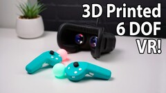 Изображение гарнитуры VR и контроллеров к ней (Источник изображения: CNCDan с YouTube)