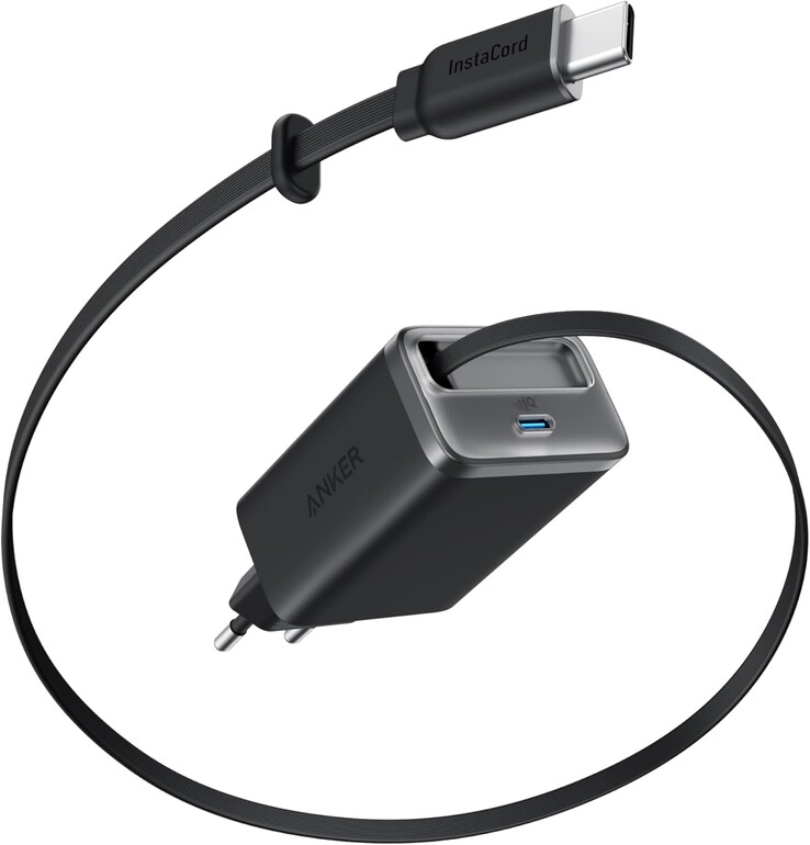 Зарядное устройство Anker Nano (35 Вт, выдвижной кабель USB-C). (Источник изображения: Anker)