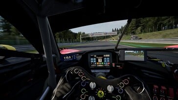 На снимке: скриншот игрового процесса из игры «Assetto Corsa Competizione».