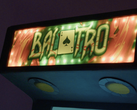 Логотип Balatro на игровом автомате