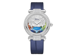 Часы Chopard Imperiale Four Seasons (на фото) поставляются с четырьмя сменными ремешками из кожи аллигатора разных цветов. (Источник изображения: Chopard)