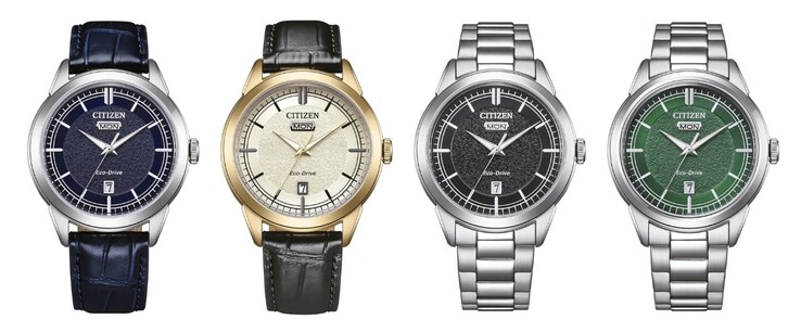 Слева направо: часы Citizen AW0151-00LC, AW0151-85EC, AW0151-85XC и AW0153-04AC. (Источник изображения: Citizen)