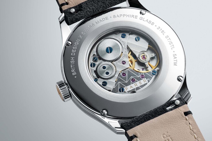 Часы Farer Lissom оснащены калибром La Joux-Perret D100 с ручным заводом швейцарского производства (Источник изображения: Farer)