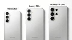 Семейство Samsung Galaxy S26 в том виде, в котором оно, вероятно, не будет выглядеть. Модель Galaxy S26 Ultra, скорее всего, будет значительно круглее. (Источник изображения: Ice Universe)