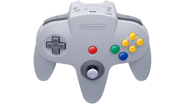 Контроллер Switch Online Nintendo 64 Controller - это точная копия оригинального контроллера N64.