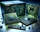 Общее изображение, изображающее чипы Nvidia (Источник изображения: сгенерированное искусственным интеллектом изображение)