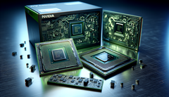 Общее изображение, изображающее чипы Nvidia (Источник изображения: сгенерированное искусственным интеллектом изображение)