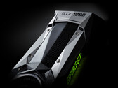 GeForce GTX 1080, изображенный на маркетинговом снимке, и другие устаревшие графические процессоры Nvidia скоро потеряют поддержку драйверов (Источник изображения: Nvidia)