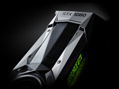 GeForce GTX 1080, изображенный на маркетинговом снимке, и другие устаревшие графические процессоры Nvidia скоро потеряют поддержку драйверов (Источник изображения: Nvidia)