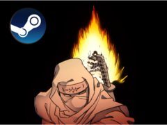 Shinobi: Art of Vengeance позволяет игрокам управлять шиноби, который может использовать оружие ближнего боя, сюрикены и способности ниндзюцу. На картинке - снимок из трейлера игры с логотипом Steam сверху (Источник изображения: Sega на YouTube)