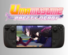 Умамусуме: Pretty Derby, запущенная на Steam Deck OLED с логотипом (Источник изображения: Cygames, Steam с правками)