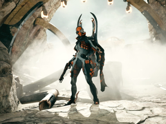 Скриншот из Warframe, запущенного на PC