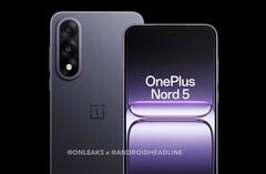 OnePlus Nord 5 получит совершенно новый дизайн и камеру в форме таблетки (Источник изображения: @OnLeaks / Android Headlines)