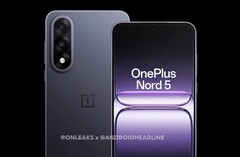OnePlus Nord 5 получит совершенно новый дизайн и камеру в форме таблетки (Источник изображения: @OnLeaks / Android Headlines)