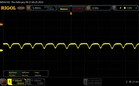 Пульсации ШИМ, яркость 25%