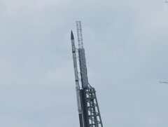 Одна из трех зондирующих ракет для миссии TOMEX+ (Источник изображения: NASA и Даниэль Джонсон; обрезано)
