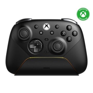 Контроллер 8BitDo Ultimate 3E для Xbox поставляется с доком для беспроводной зарядки.