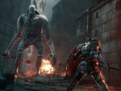 Изображение, показывающее бой в игре Bleak Faith: Forsaken.