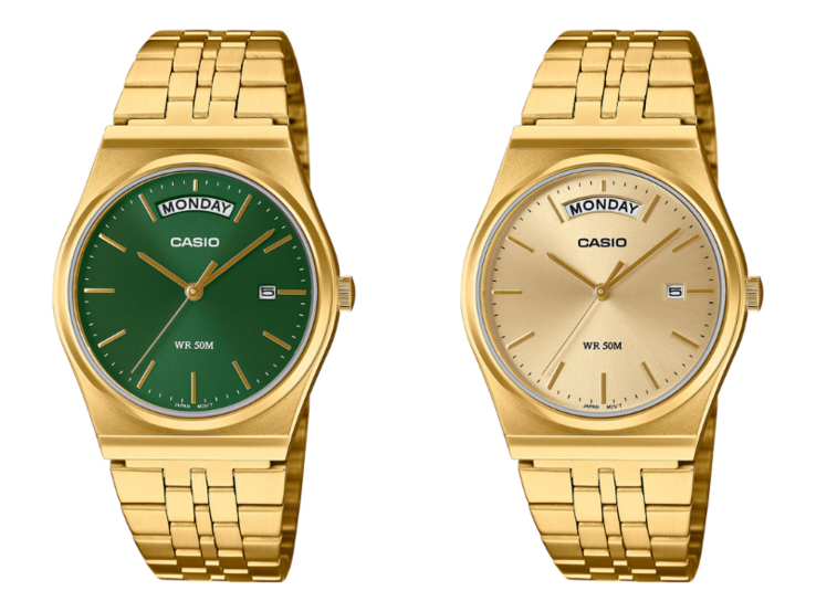 Часы Casio MTP-B146G-3AVEF (слева) и MTP-B146G-9AVEF (справа). (Источник изображения: Casio)