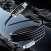 Кабель питания цифрового дисплея Cuktech с 6 оплетками (магнитная OLED-версия). (Источник изображения: Cuktech через Weibo)