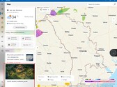 Погода Microsoft с рекламой в Румынии (Источник изображения: Own)