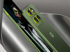 Motorola Edge 70 в одном из трех заявленных цветов. (Источник изображения: через Evan Blass)