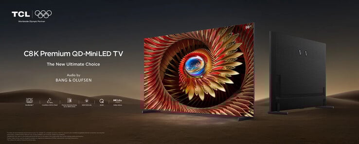 Телевизор TCL C8K Premium QD-MiniLED. (Источник изображения: TCL)
