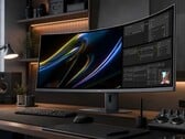 Игровой монитор HKC Apocalypse 43H180C отличается соотношением сторон 24:9 и разрешением 5k2k+. 
