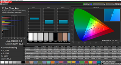 CalMAN ColorChecker (после калибровки)