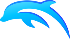 Эмулятор Dolphin теперь может загружать все, что можно было запустить на оригинальной Wii. (Источник изображения: Логотип эмулятора Dolphin с сайта Wikimedia Commons)